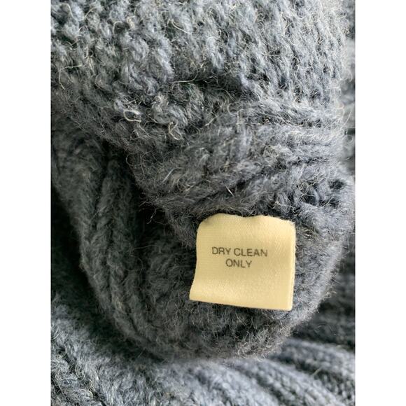 Vintage J. CREW Oarsman Men's Size Medium Wool Cable Knit Fisherman Sweater NWT - Picture 6 of 6